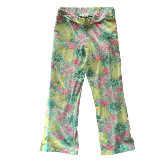 Lilly Pulitzer Other - Vintage Lilly Pulitzer Floral Turtle Girls Pants 6x